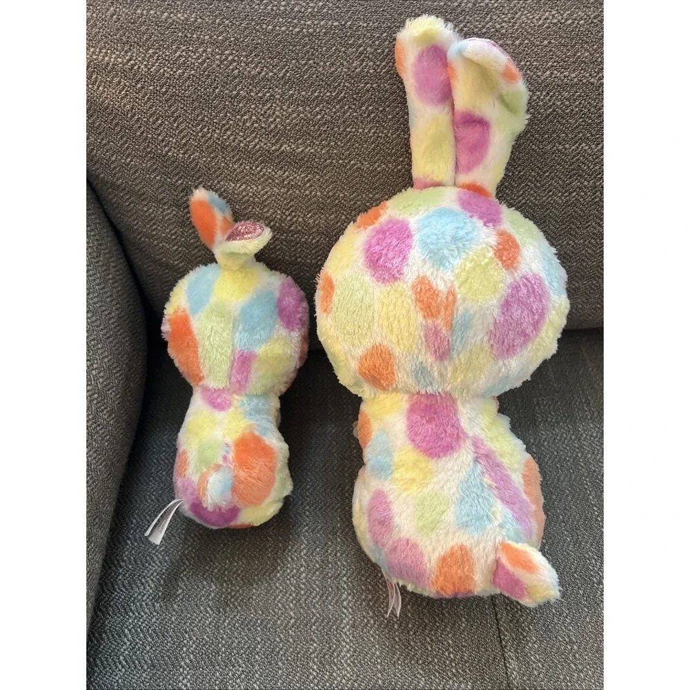 TY Beanie Babies Boos Bunny Rabbit Bloomy Plush Stuffed Animal Medium And Small